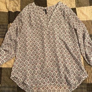 Maurices sheer blouse size Large